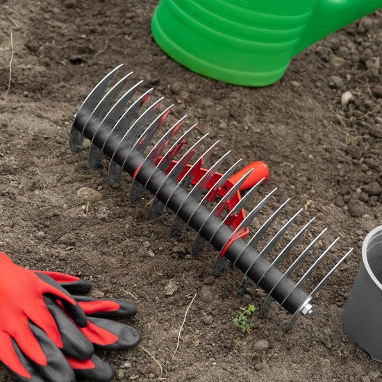 Handmatige Gazonbeluchter en Verticuteermachine voor Tuin en Gazon van Merkloos	 — afbeelding 2