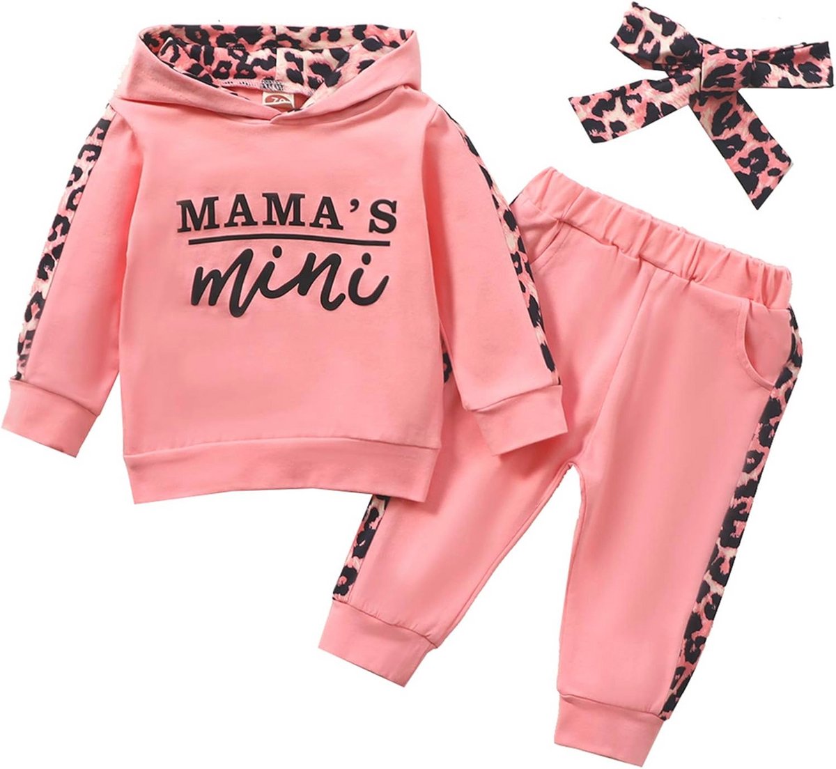 Babykledingset meisjes met lange mouwen en broek voor pasgeborenen en peuters