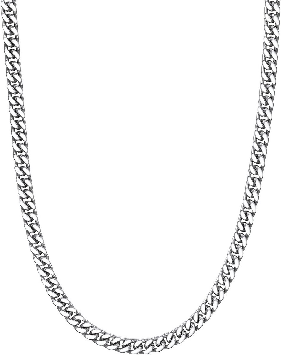 Chunky Cubaanse Schakelketting voor Dames en Heren - Roestvrij Staal-Verguld