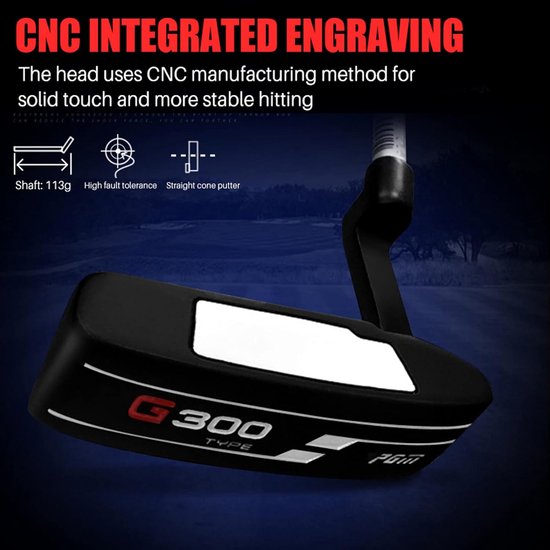 Golf Putter voor Mannen en Vrouwen - Blade en Chipper Met Easy Flop Shots - Toernooilegaal - Rechtshandig van Merkloos — afbeelding 2