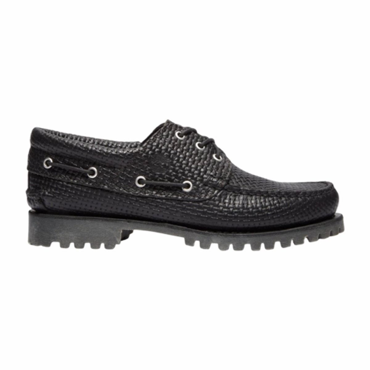 Timberland Men Authentic Boat Shoe Full Grain W Dark -Schoenmaat 43 Zwart