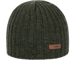 Lambswool Gebreide Muts Heren - Warme Wintermuts voor Vrije Tijd