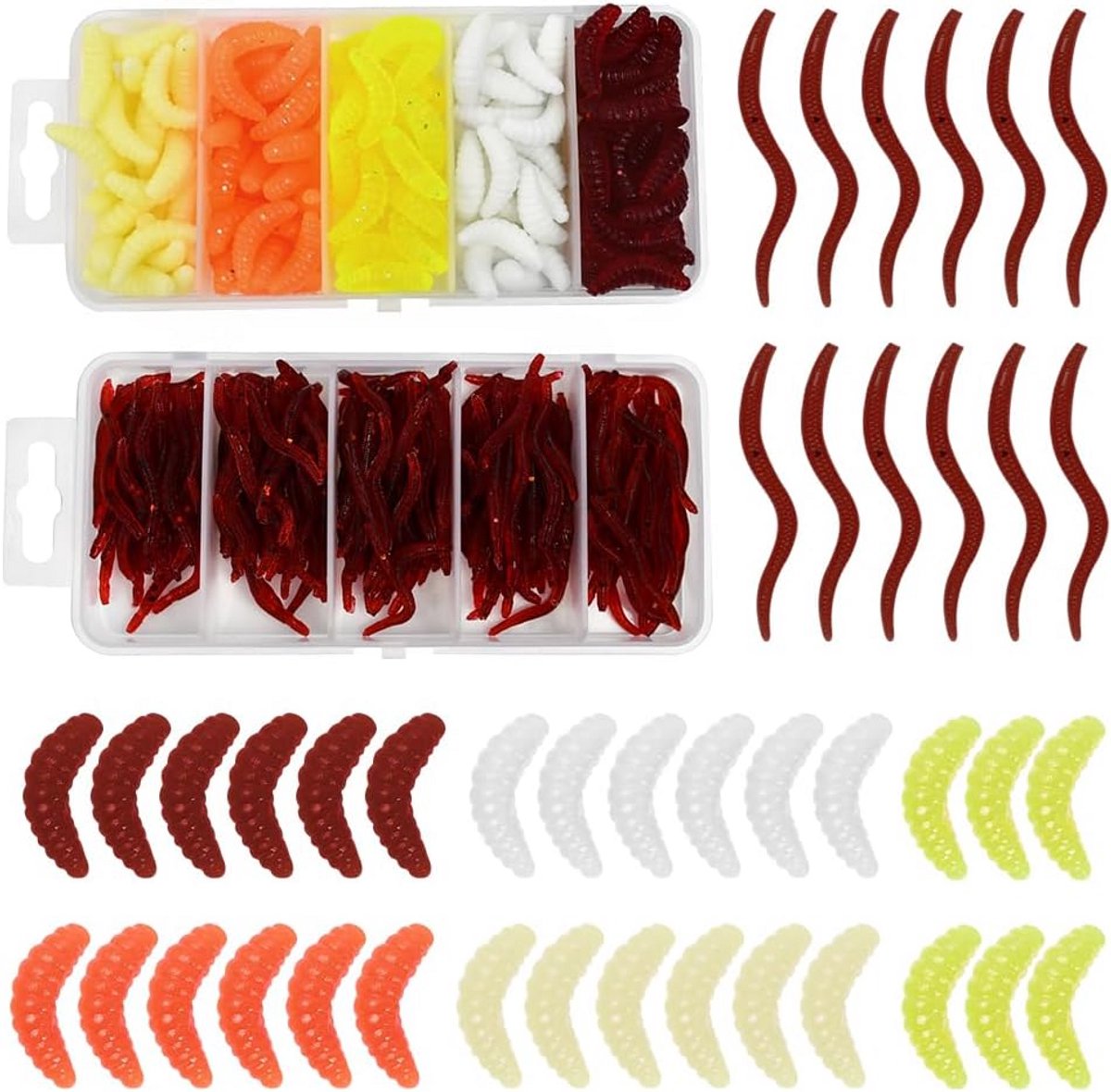 Visset voor Meelwormen - Complete Set voor Vissers