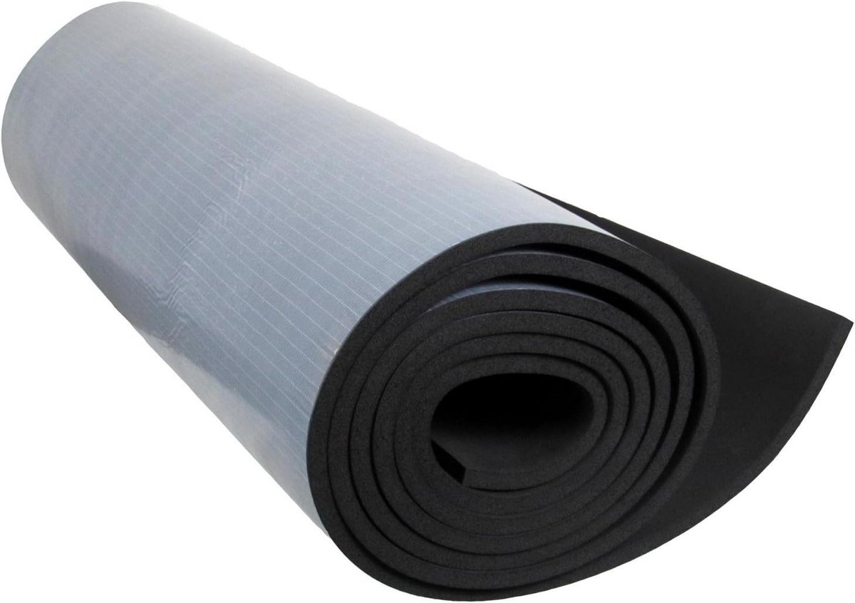 Zelfklevende Rubberen Isolatieplaat 32 mm - Op Maat Gesneden - 1 m²