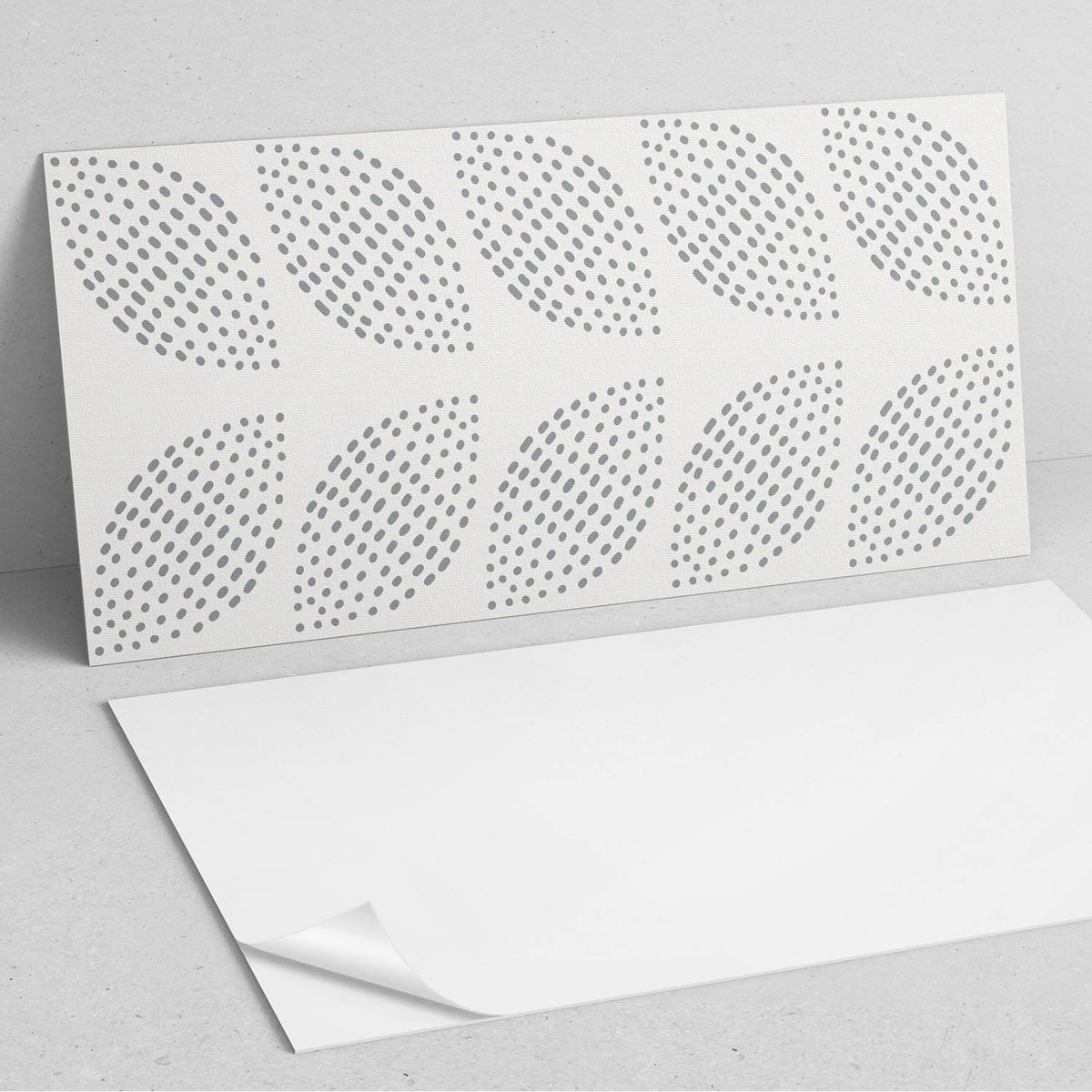 Coloray Wandpanelen Zelfklevend - Bladpatroon met stippen PVC Wandpanelen - 120 cm x 60 cm