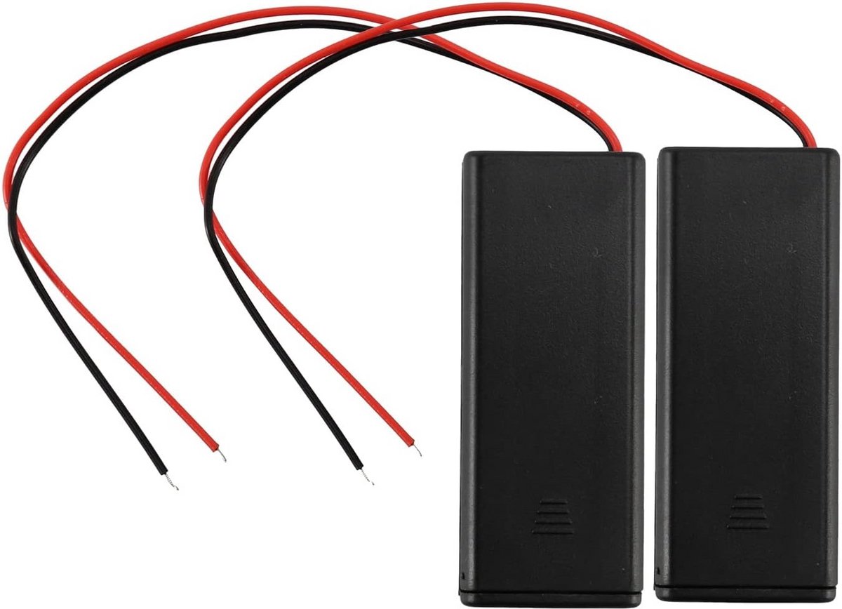 Batterijhouder met AAN/UIT Schakelaar voor 2 x 2 AAA 3V
