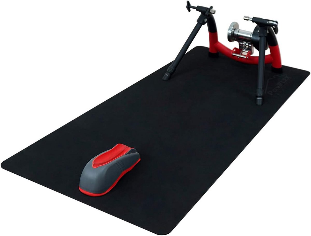 Fietsmat voor rollende en cardio-apparaten - Gemaakt van hoogwaardig EVA-schuim - Groot formaat 180x80 cm