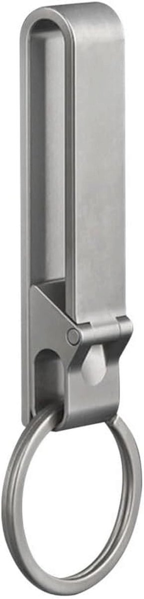 Duurzame titanium karabijnhaak sleutelhanger clip met snelsluiting voor heren broekriem