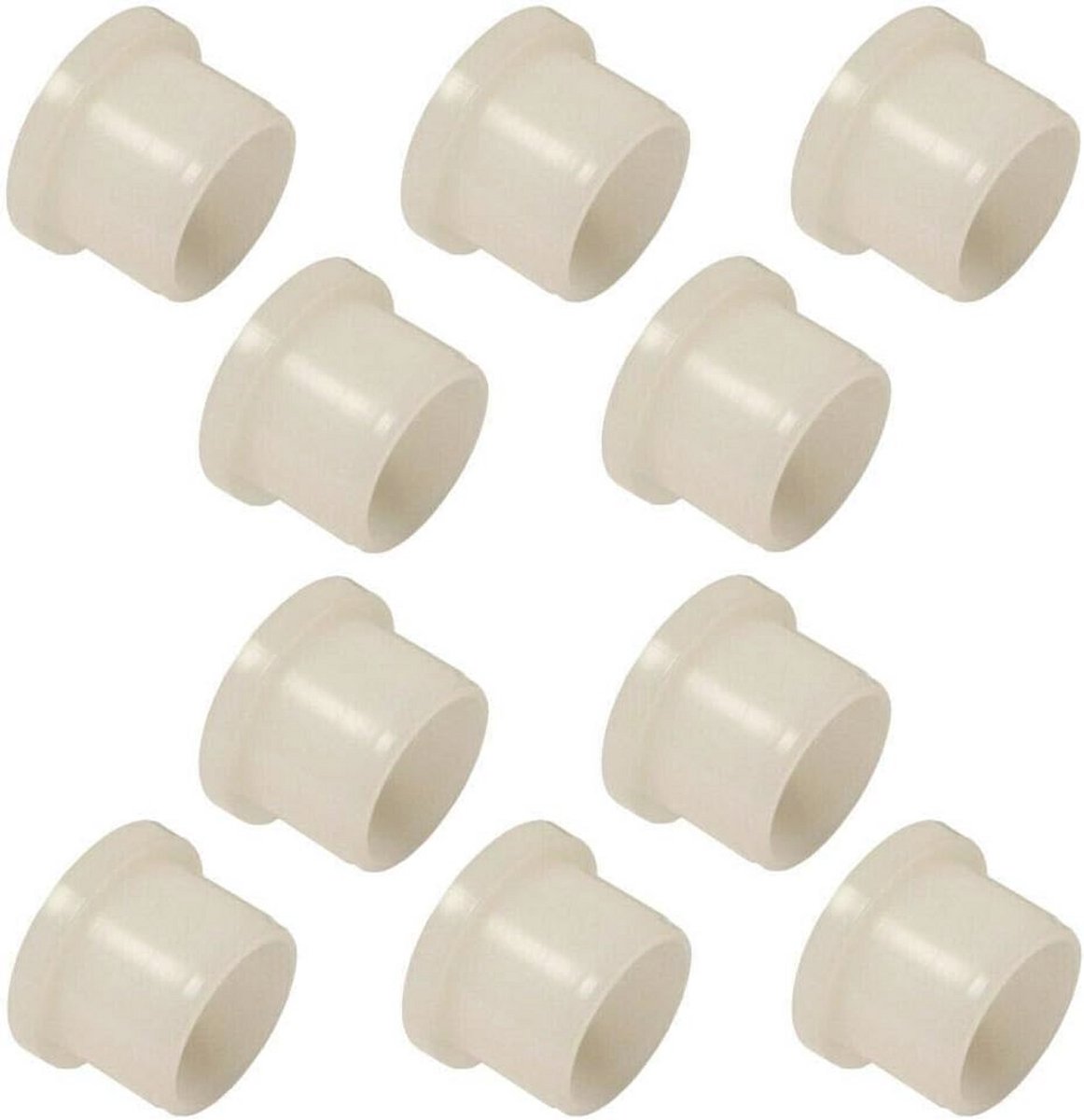Schouderspacer Pads - 10 Stuks Kunststof Nylon Schroef Sluitring Kraag (12 x 14 x 20 x 10 x 2 mm)
