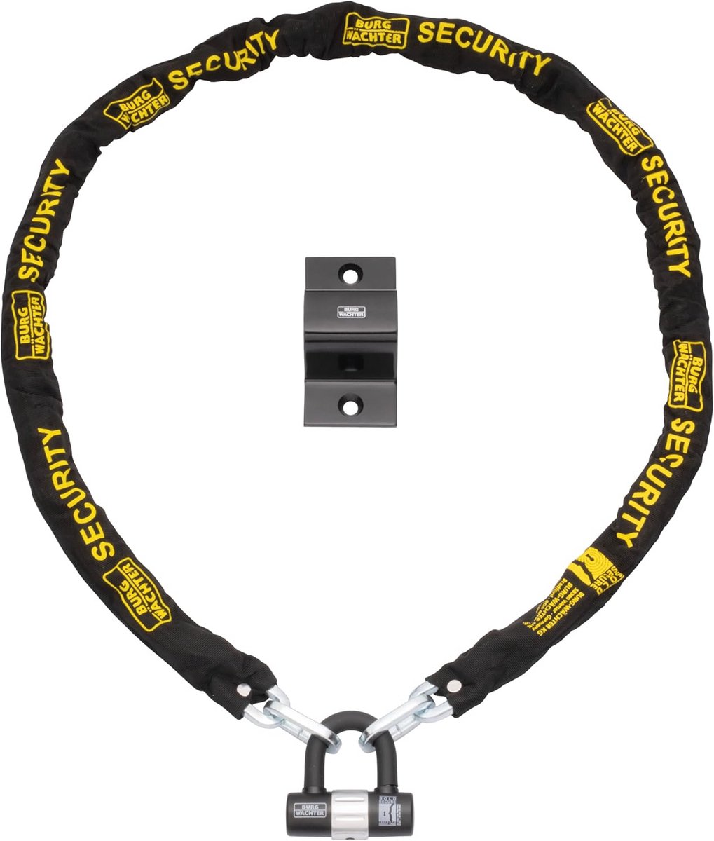 Veilige Fietsketting en Slot Set met Grondanker - 2M Goud Verkocht Beveiliging