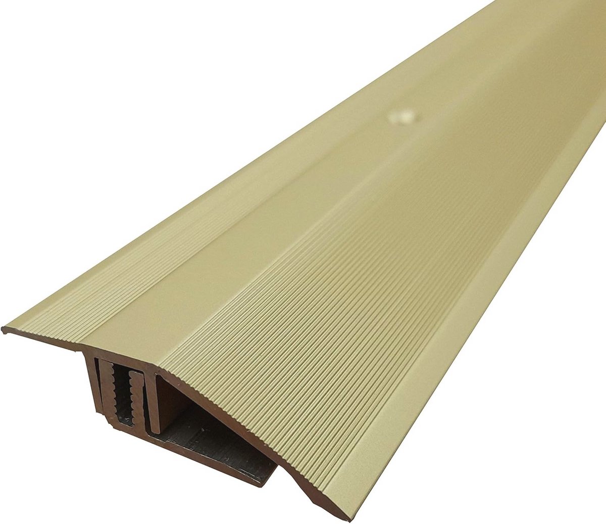 Profielsysteem voor parket- en laminaatvloeren met hoogtecompensatie, 100 cm lang, 7-16 mm