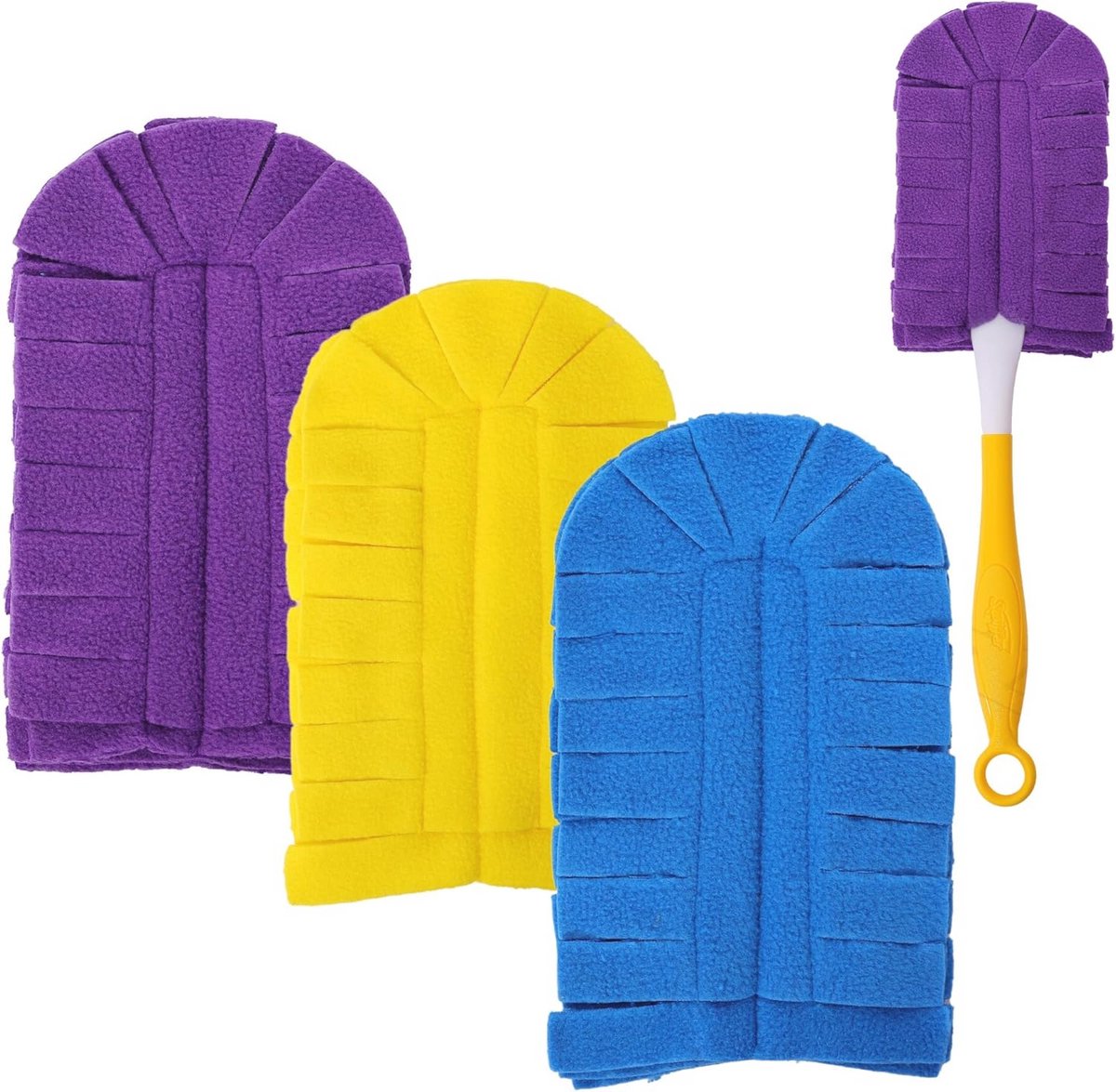 360° Fleece Stofvullingen voor Swiffer - Herbruikbare Heavy Duty Vullingen (3 Stuks)