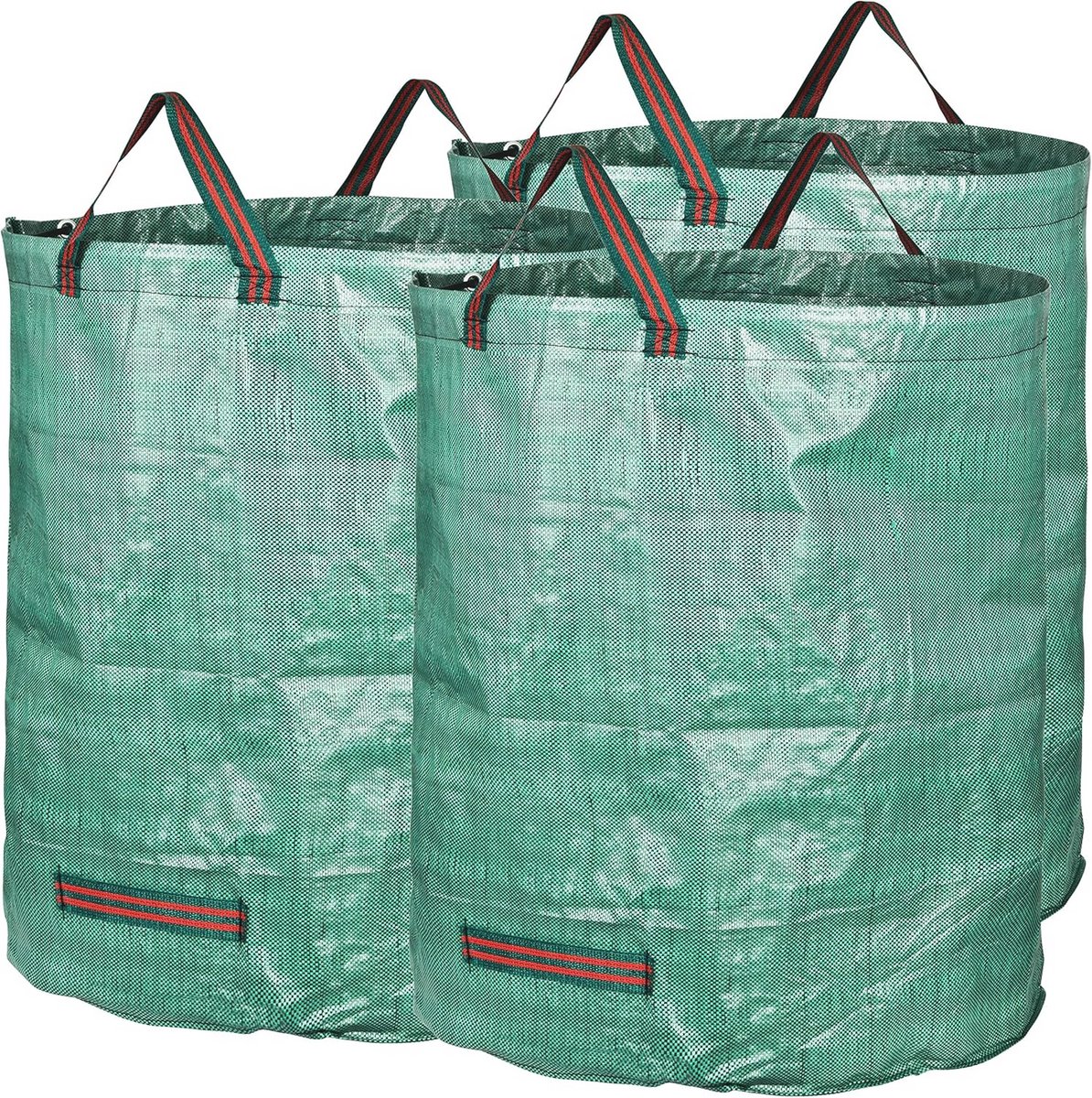 3X Tuinzakken 272L van stevig polypropyleenweefsel – Perfect voor Tuinafval