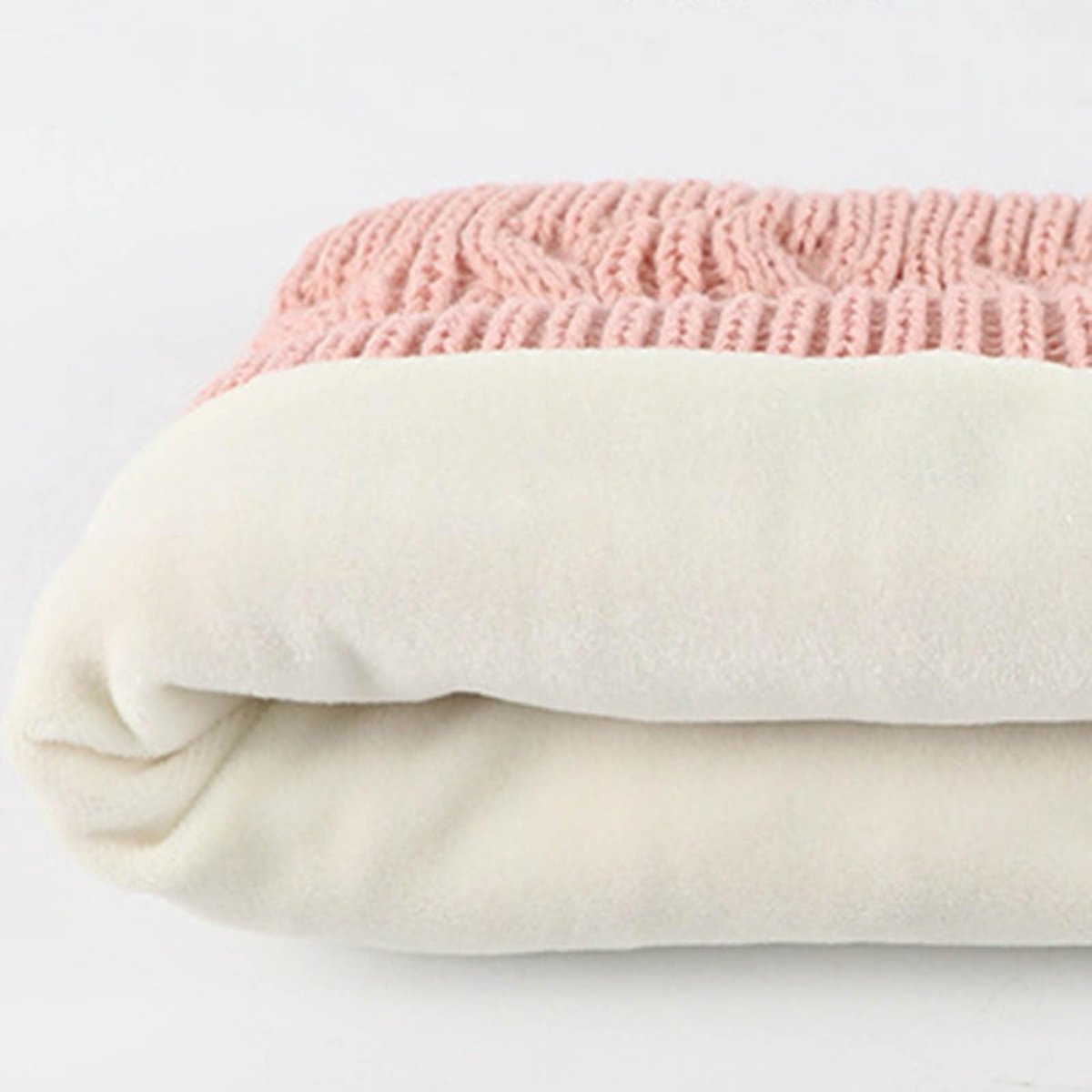 Wintermuts, handschoenen en sjaalset voor kinderen, kindermutsen, muts met pompon, gebreide hals, warme handschoenen, cadeau voor meisjes van 5-10 jaar, roze — cadeau in Mode & Accessoires - foto 6