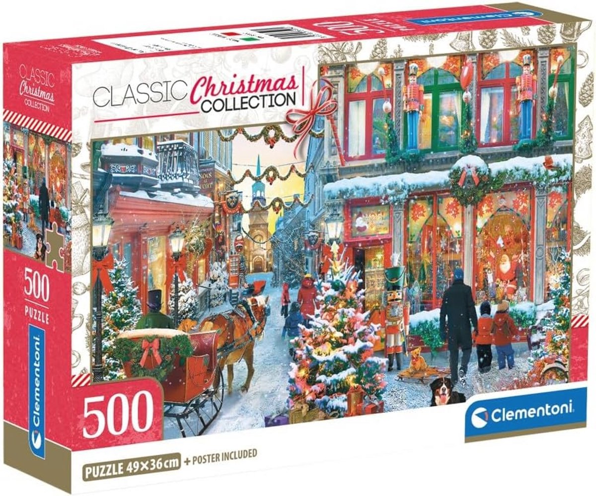 CLEMENTONI, PZL 500 JOY OF CHRISTMAS COMPACT, 35160
