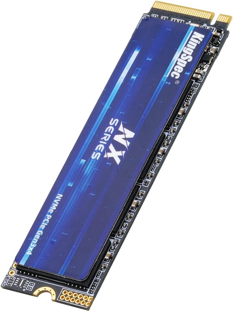 KingSpec NX-serie 512GB Gen3x4 NVMe M.2 SSD, tot 3500 MB/s, 3D NAND Flash M2 2280 interne solid-state drive, voor desktop en laptop