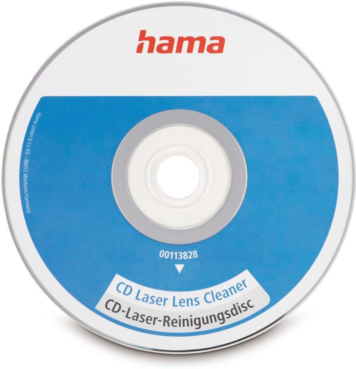 Reinigings-cd voor cd-spelers en audioapparatuur