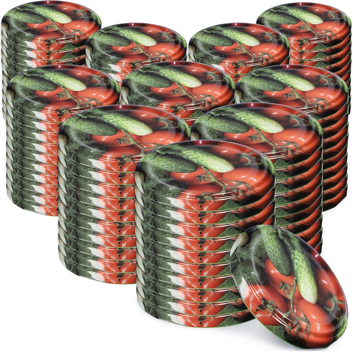 Schroefdeksel 82 mm voor Inmaakpotten en Weckpotten - 100 Stuks