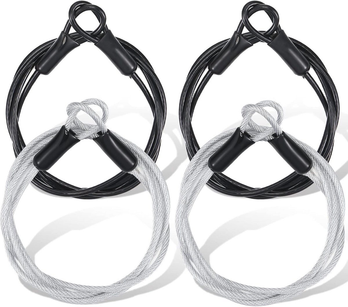 Lange Veiligheidskabel voor Outdoor Gebruik - 4 Stuks
