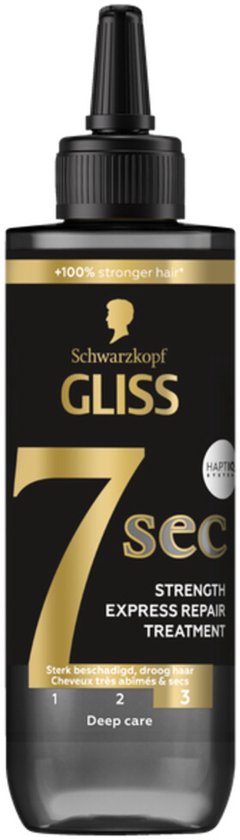 Gliss Ultimate Repair 7 Sec Express Treatment – Keratine Haarmasker - Beschadigd Haar - Diep Herstellend – Glans & Zijdezacht - Voordeelverpakking - 6 x 200 ml