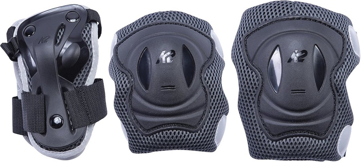 Unisex Inline Skates met Performance Pad Set - Zwart-Antraciet