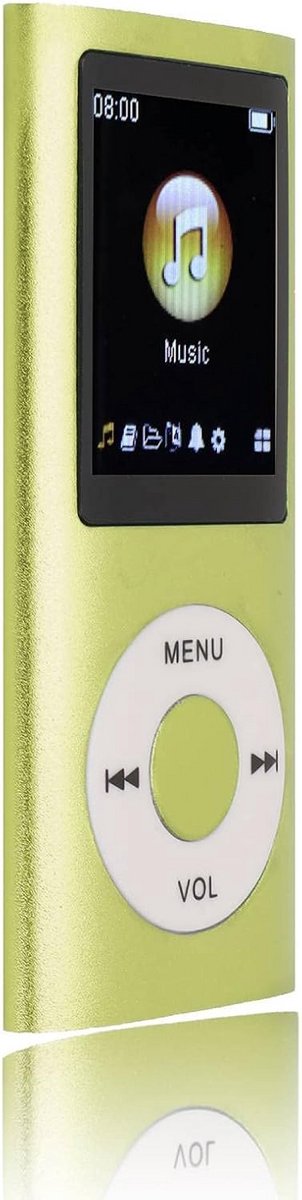 Draagbare MP3 Speler met HD Speaker en Hoofdtelefoon - Ideaal voor Sporten