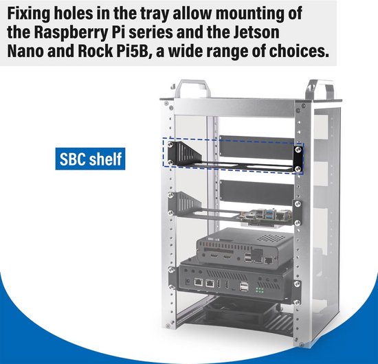 10 Inch Rack Table 10 Inch 1U Rack Shelf voor standaard 10 inch racks en kasten | bol