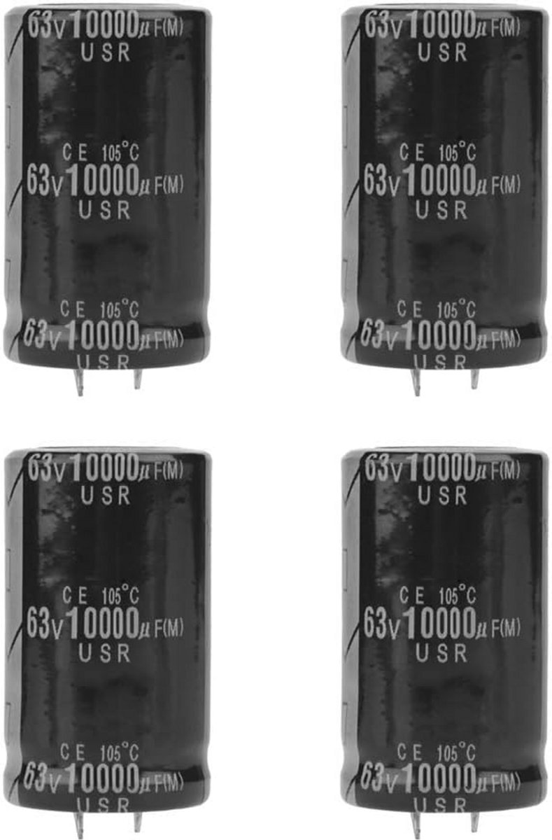 4 stuks 10000uF 63V Audiocondensatoren voor Versterkers