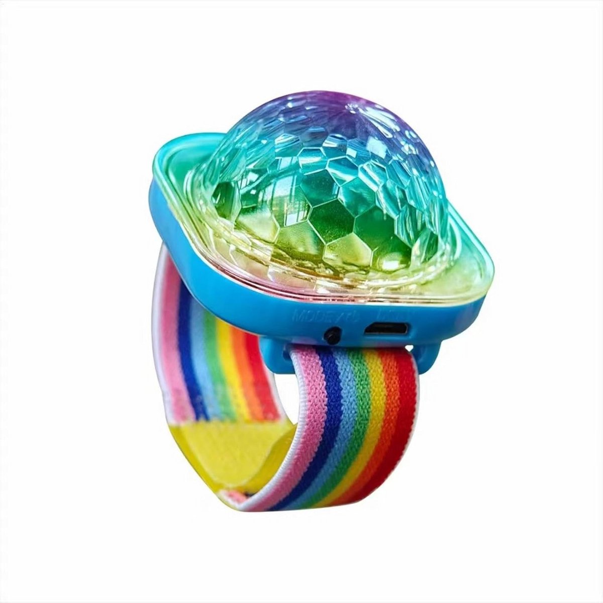 Geluidsgevoelige LED Discobal Armband met Lichteffecten