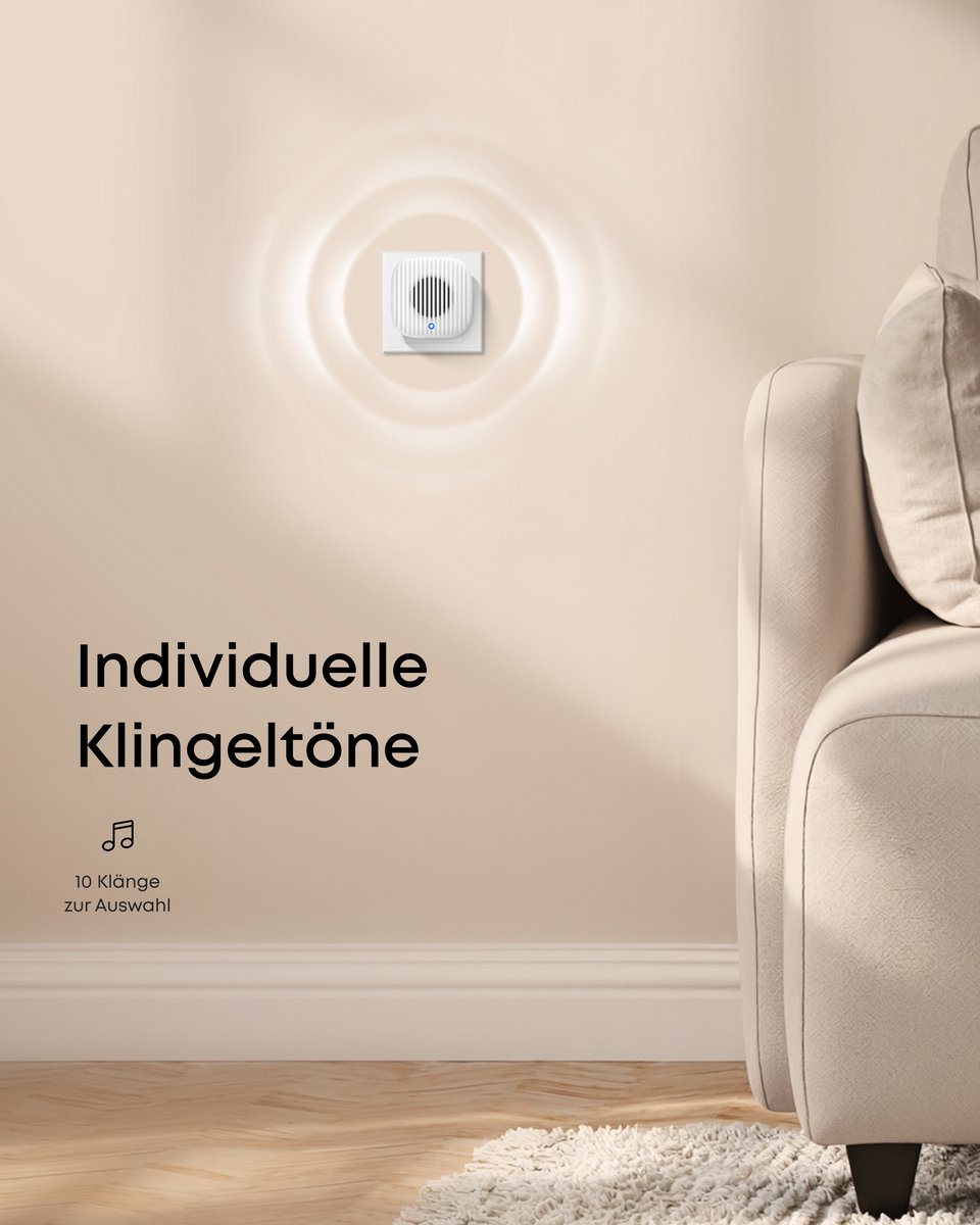 Eufy Videodeurbel Chime 2 met 10 Ingebouwde Beltonen - afbeelding 3