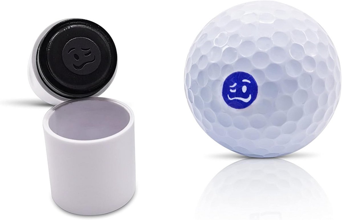Golfbalstempel Dronken Gezicht - Watervaste Marker voor Golfballen