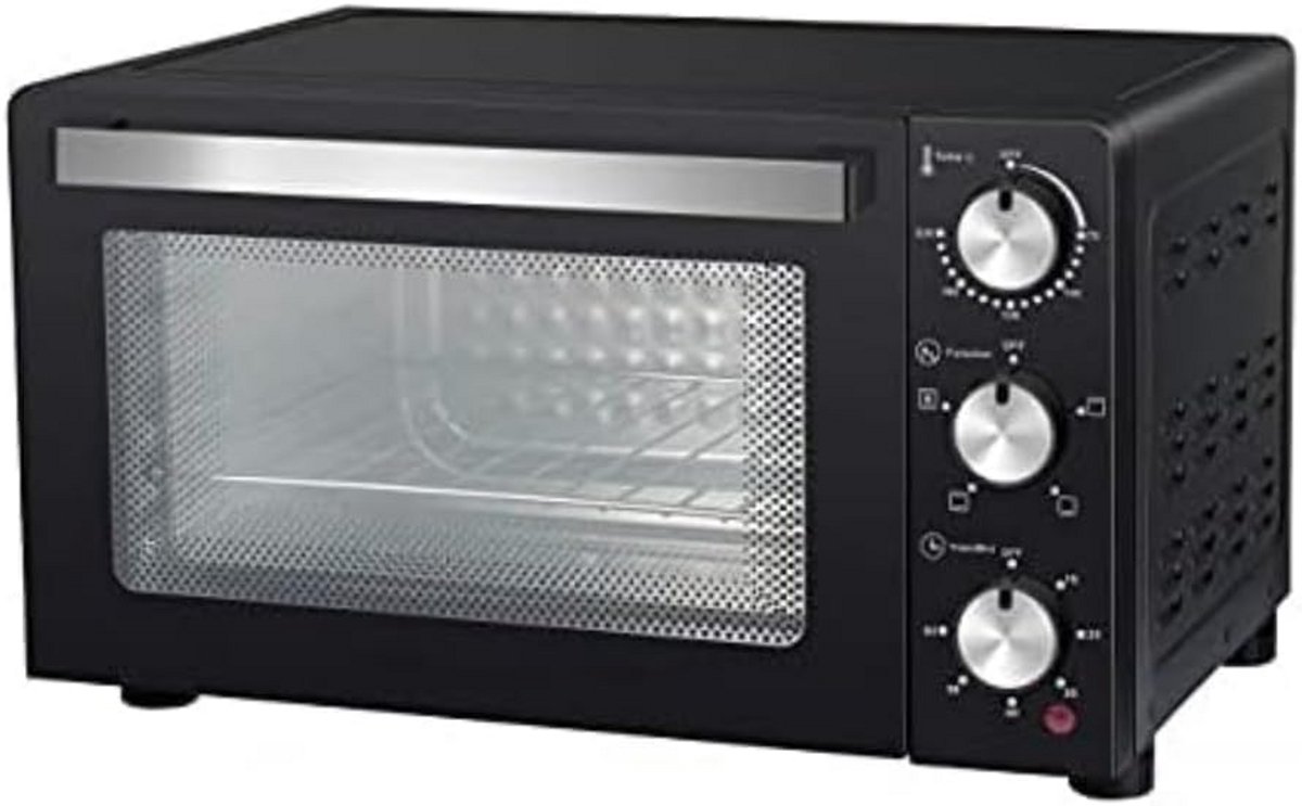 Elektrische Oven met Ventilatie 23 Liter - 1200W - Timer & Temperatuur tot 230°C