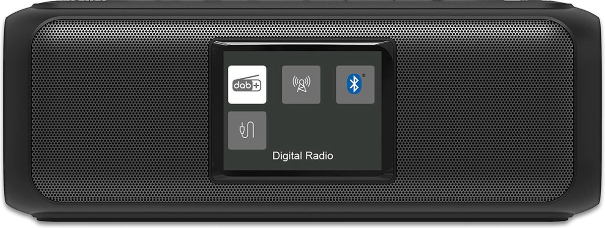 Stunq® Draagbare Bluetooth Radio met Kleurendisplay en Wekkerradio Functie