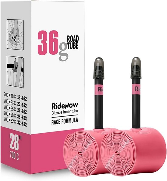 2 Pack 700 X 28-32C Banden Racefiets, Fiets Binnenband Met 60mm Presta Ventiel Voor Racefietsen