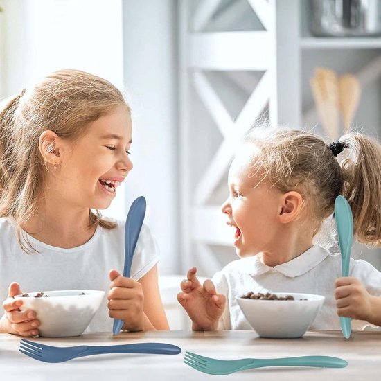 8 stuks/set servies herbruikbare reisbestekset kampeergereedschapset