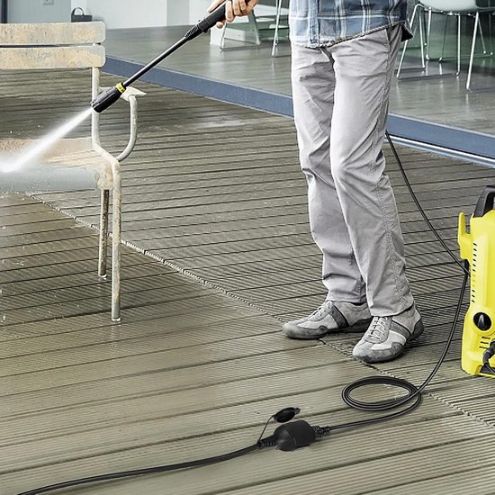 Professionele haspel voor de verlengkabel EMOS met IP44-bescherming, 25 m kabel met 4 Schuko-contactdozen, 1,5 mm2 rubber, voor buitengebruik
