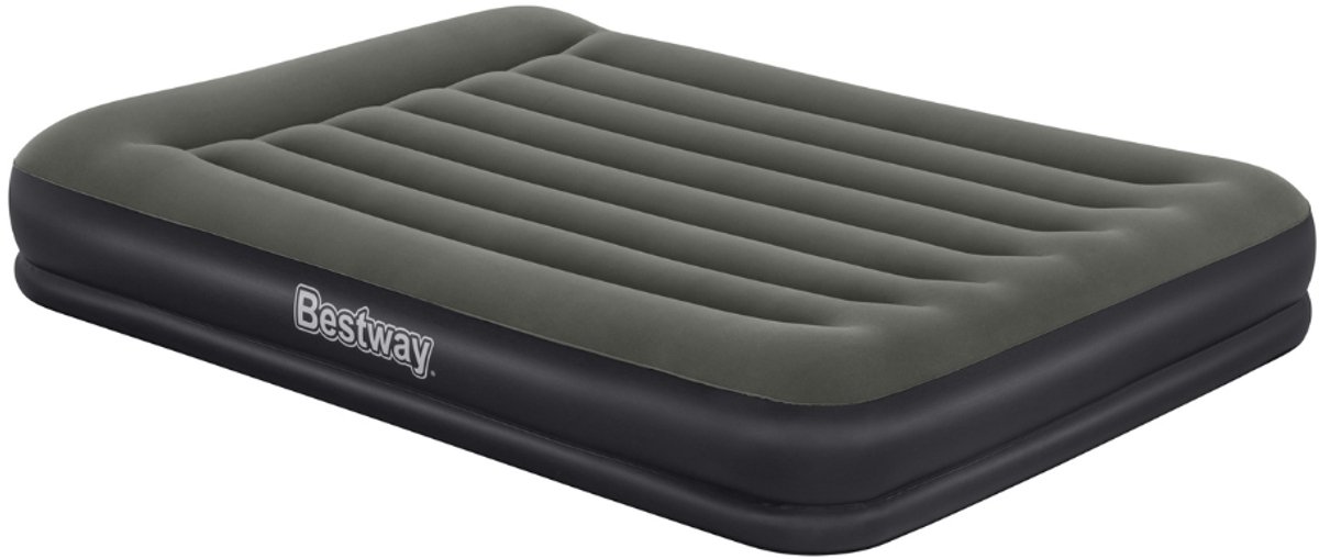 Bestway – Luchtbed – 2-Persoons – 152×203×36 cm – Groen - 2-persoons Luchtbed - Luchtbed Met Ingebouwd Kussen - Campingbed - Logerbed - Buitenbed
