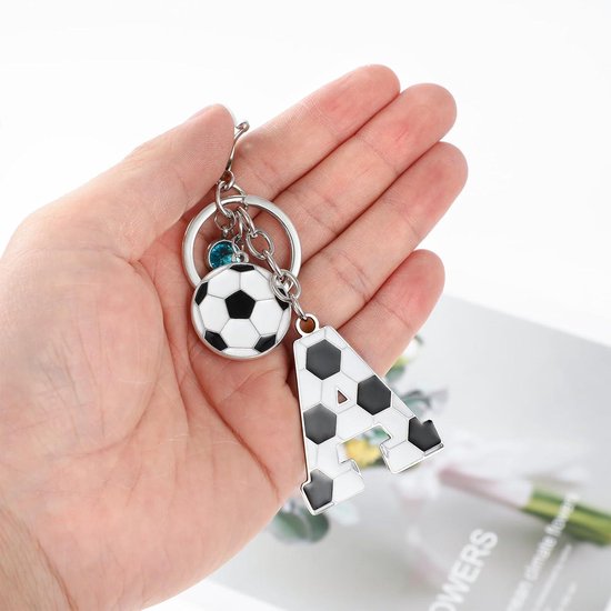 Ouligay Sleutelhanger Voetbal Geschenken voor Jongens Voetbal Geschenken voor Jongens Zilveren Voetbal Sleutelhanger Keychains Voetbalschoen en Bal Sleutelhanger Auto Keychain voor Voetbalfans Mannen