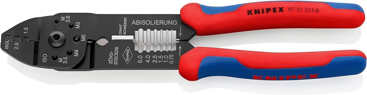 Multifunctionele Krimptang met Knipp- en Striptangfuncties