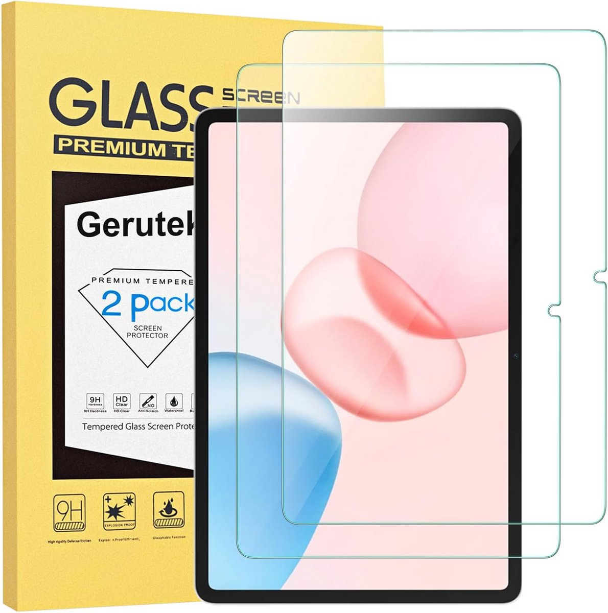 2x Screenprotector voor Honor Pad 9 12,1 inch - Kwaliteit Glas Beschermfolie