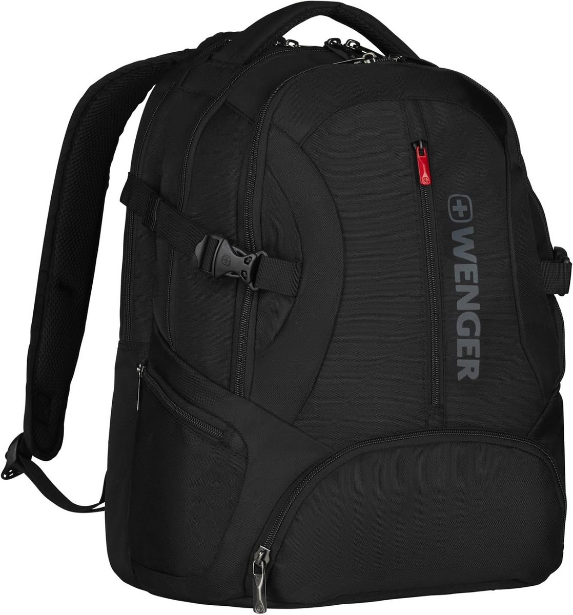 Zwarte Rugzak voor Laptop tot 16 Inch en Tablet - Waterafstotend en Functioneel