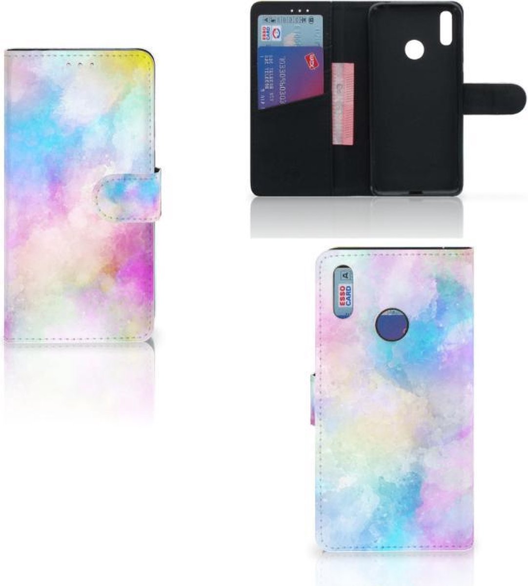 Hoesje Huawei Y7 (2019) Watercolor Light