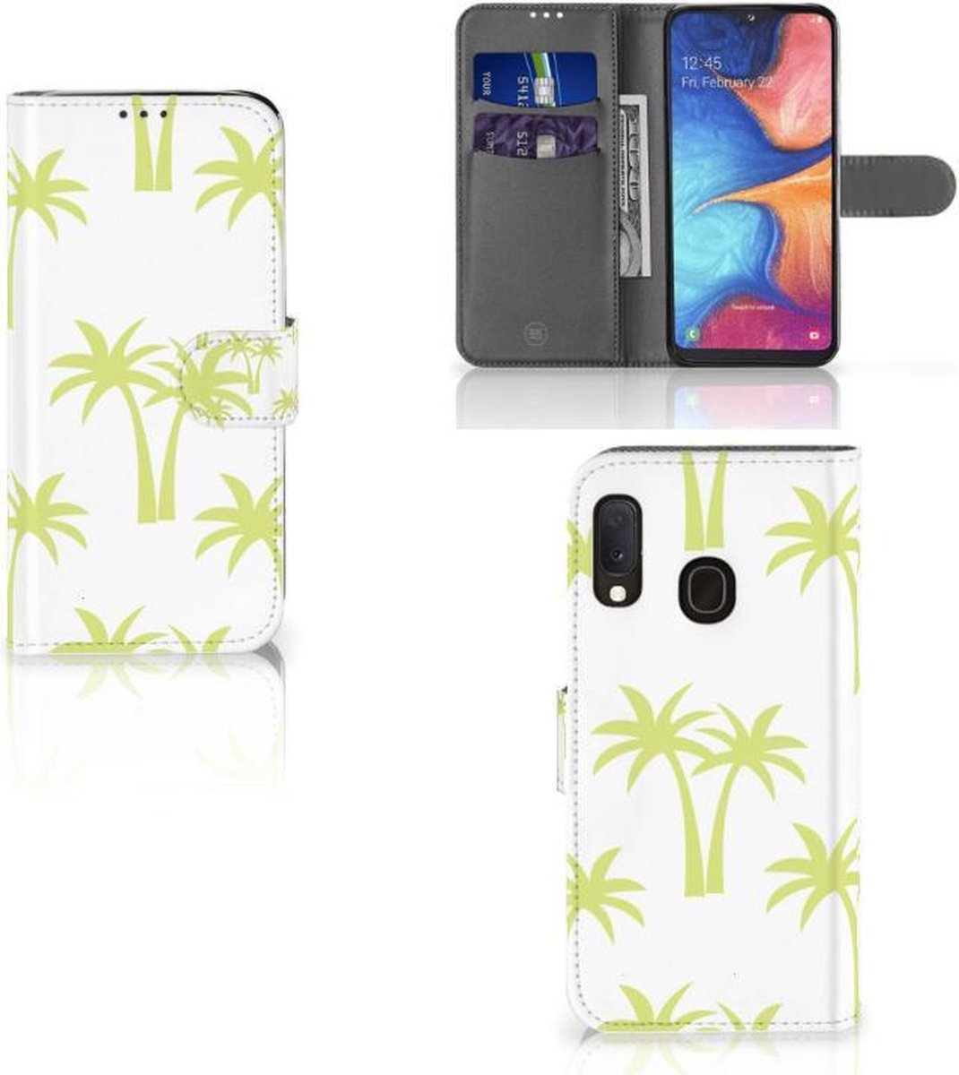 Samsung Galaxy A20e Hoesje Palmtrees