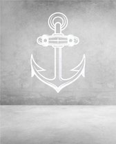 Anker Hout 68 x 100 cm White - Wanddecoratie