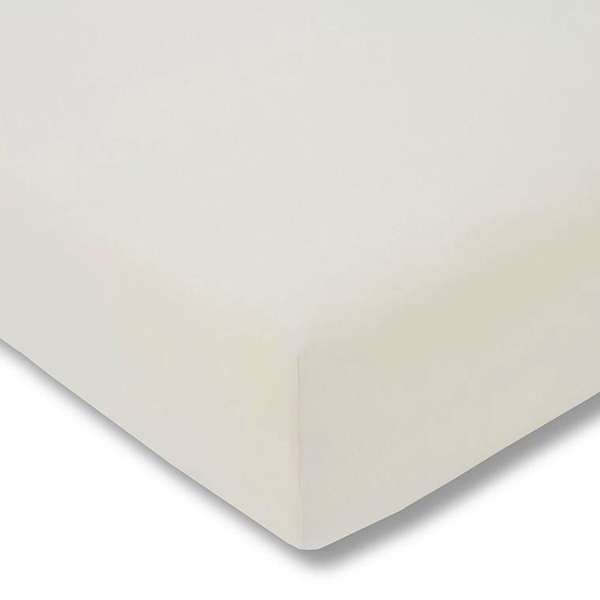 Hoeslaken Exquisit elfenbein 180/200x200/220cm