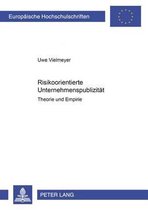 Europaeische Hochschulschriften / European University Studie- Risikoorientierte Unternehmenspublizitaet