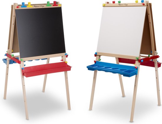 niemand Verbeteren Open Melissa & Doug Luxe staande schildersezel | Kunst en Knutselen, schoolbord,  whiteboard... | bol.com