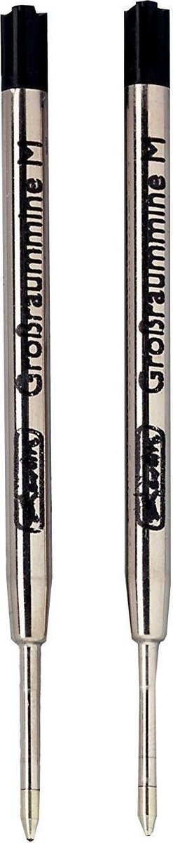 Herlitz balpenvullingen Zwart Medium 2 stuks