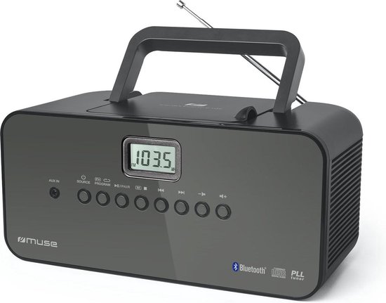 Dageraad Gezichtsvermogen rijm Muse M-22BT - Draagbare radio/CD-speler met bluetooth | bol.com