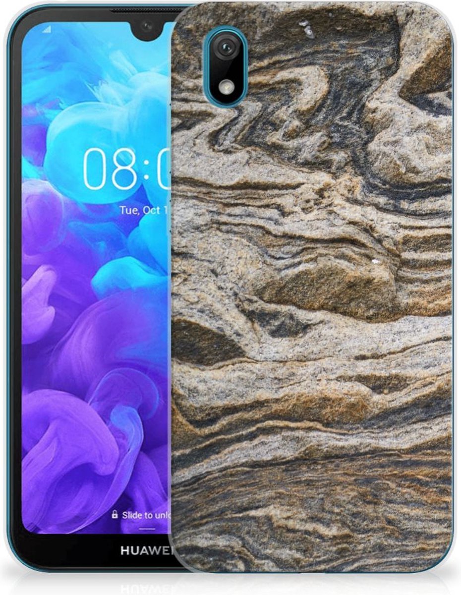 Huawei Y5 (2019) TPU Siliconen Hoesje Steen
